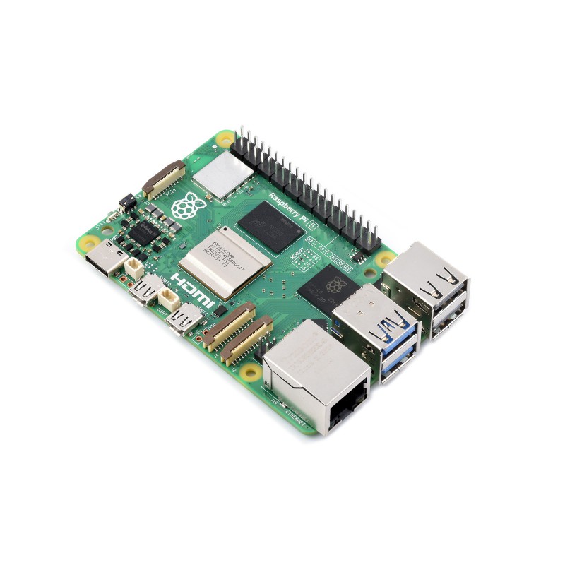 Raspberry Pi 5 8Gb - Waveshare Raspberry Pi 5، معالج BCM2712،
