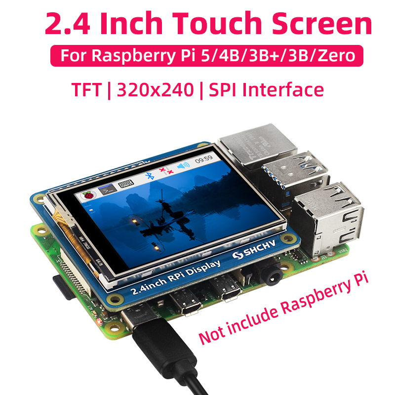 Turing Pi 2 - SHCHV 2.4 بوصة تعمل باللمس لراسبيري