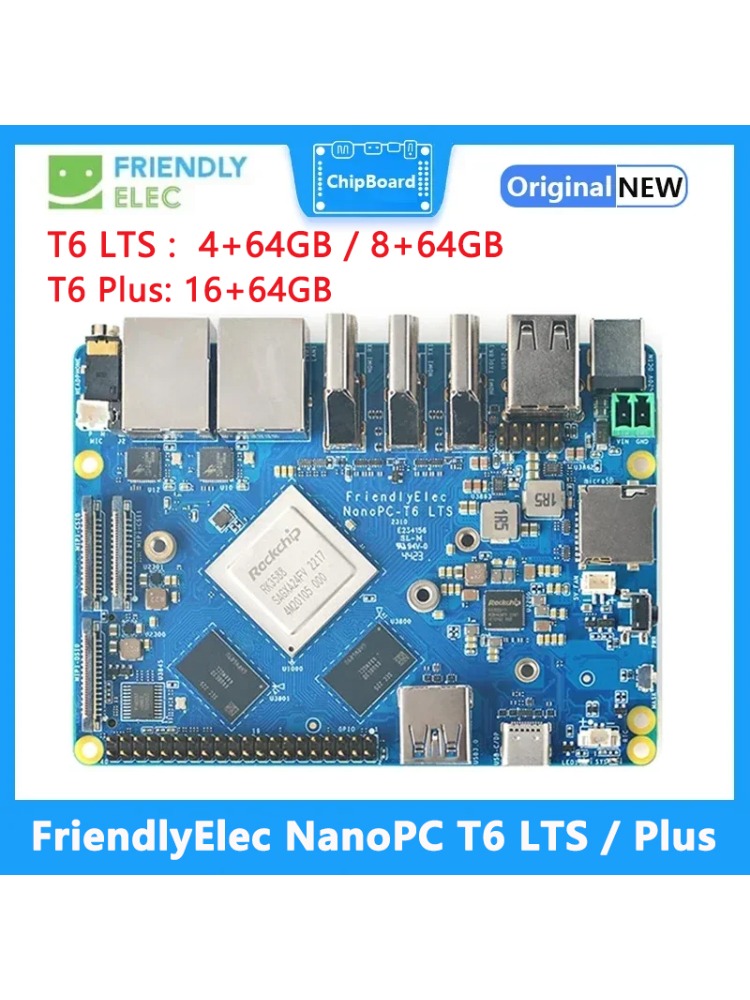 لوحة FriendlyElec NanoPC T6 LT - مراجعة Nanopc T6 16Gb وسعره