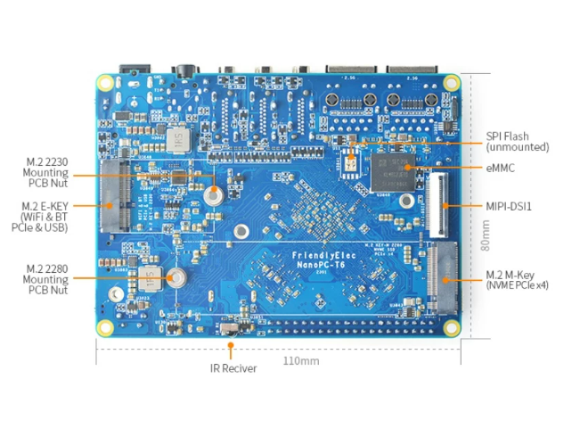لوحة تطوير نانو بي سي تي 6 مع  - مراجعة Nanopc T6 16Gb وسعره