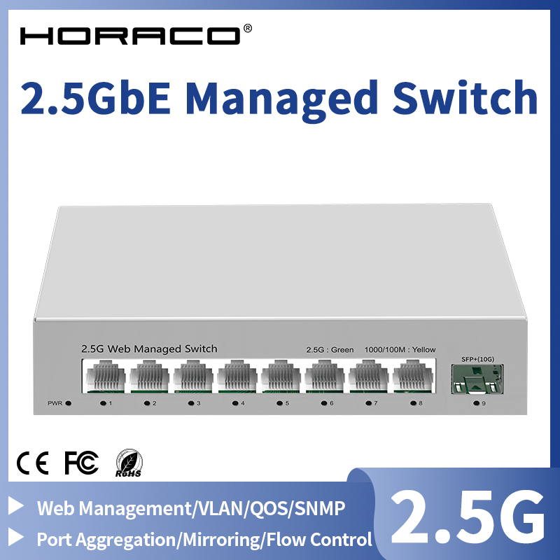 2.5GbE المدارة التبديل 8 ميناء - مراجعة Sfp+ 10G Managed Switch 8 Port وسعره