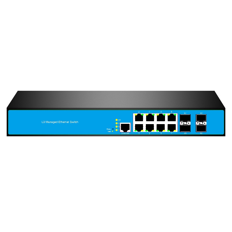 محول شبكة مُدار L3 بـ 12 منفذً - مراجعة Sfp+ 10G Managed Switch 8 Port وسعره