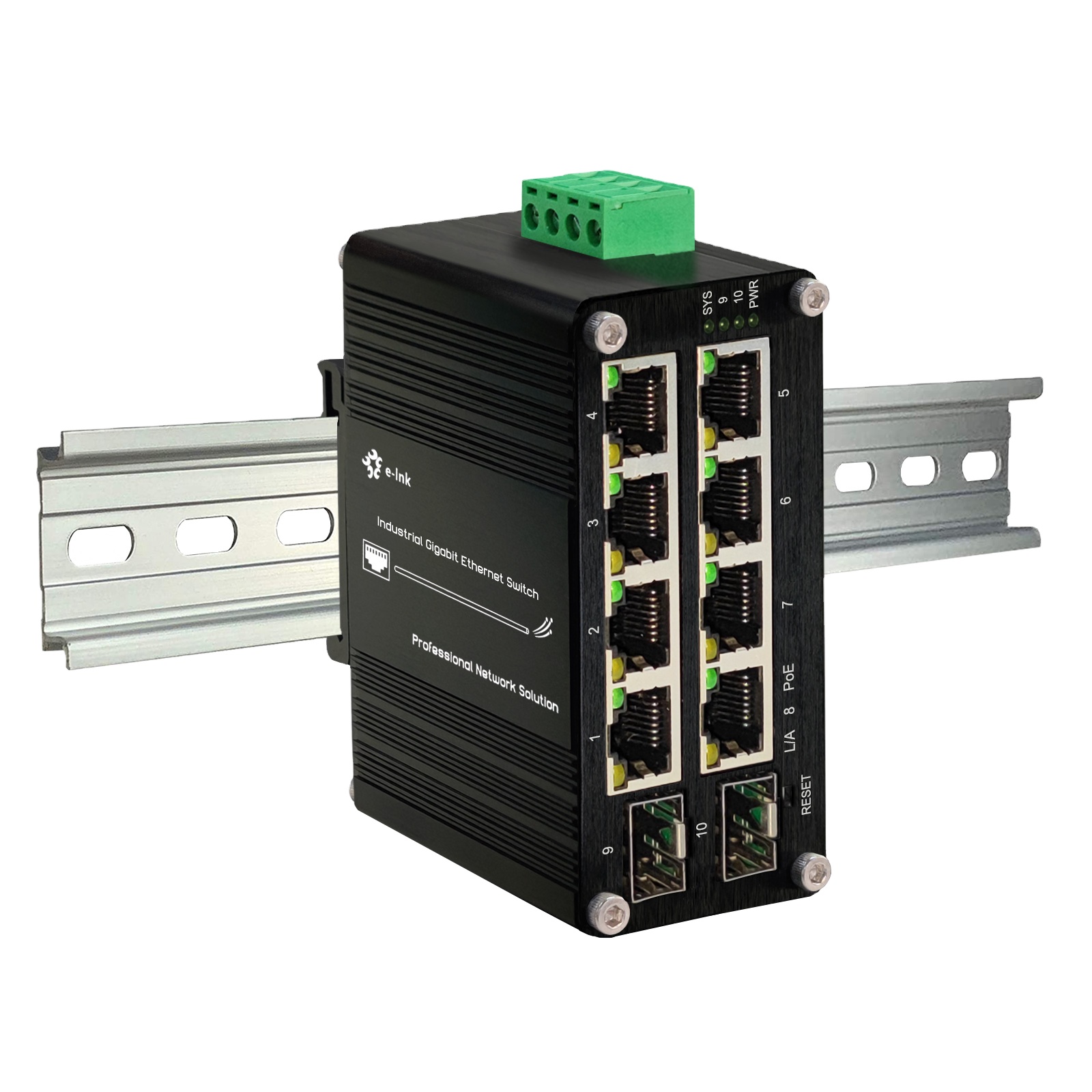 محول إيثرنت مُدار بتقنية PoE ب - مراجعة Managed Gigabit Poe Switch 8 Port 802.3At وسعره