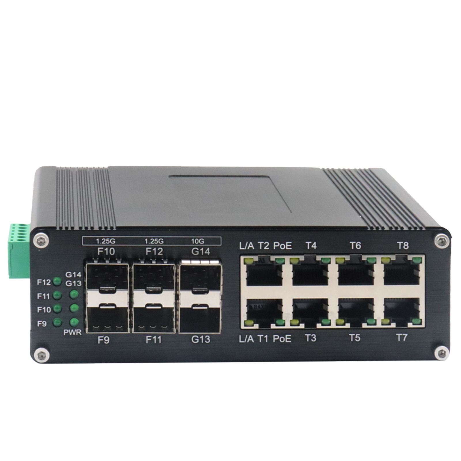 محول إيثرنت صناعي جيجابت 8 منا - مراجعة Managed Gigabit Poe Switch 8 Port 802.3At وسعره